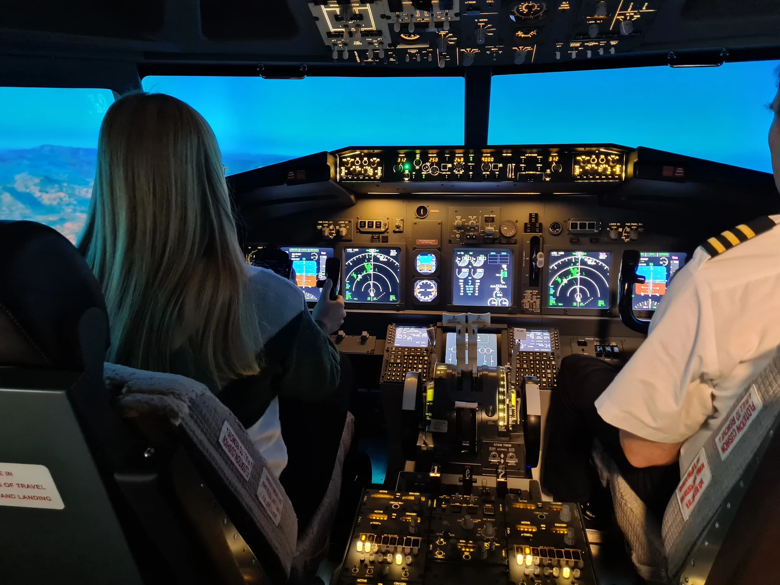 flight with customer